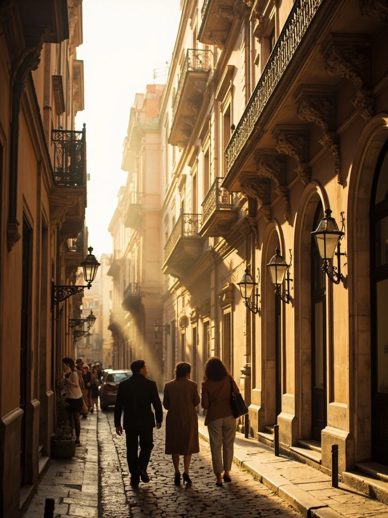 Private Coppedè quarter walk at dawn